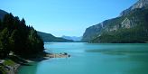 Le acque del Lago di Molveno